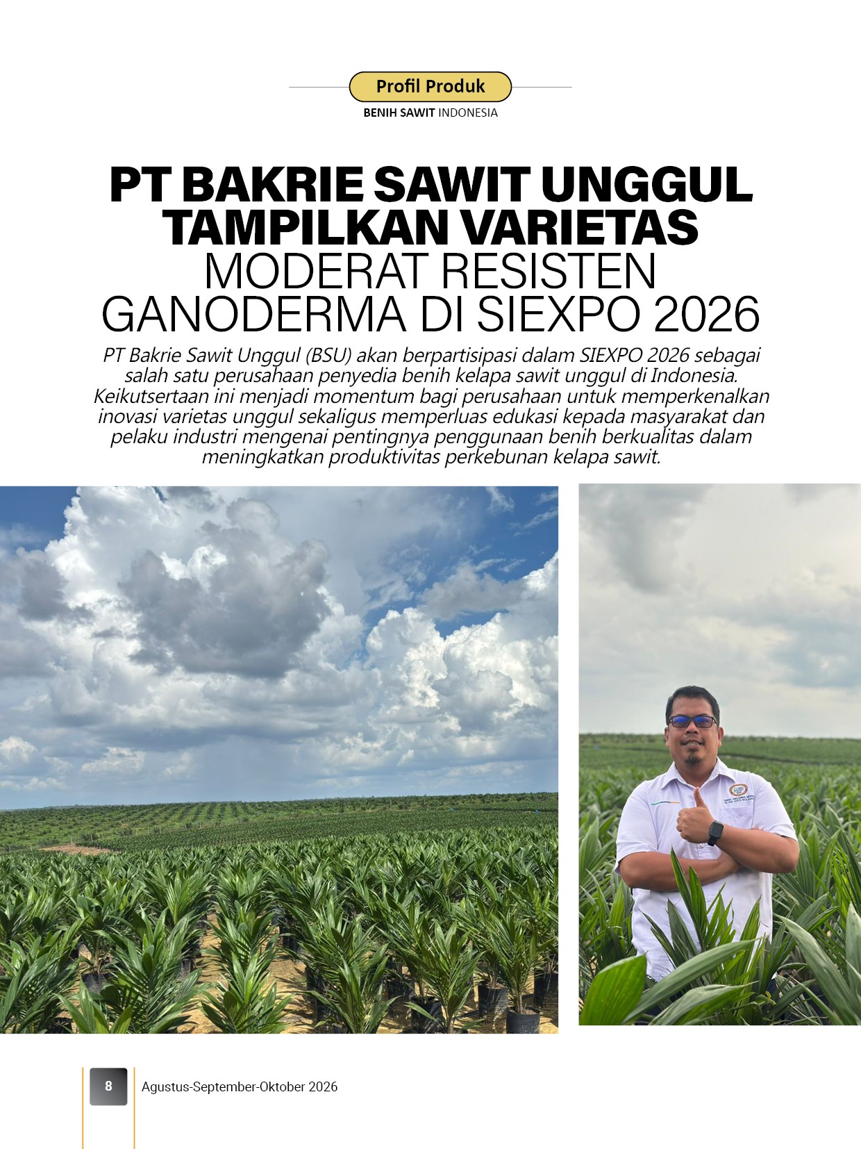 Majalah Benih Sawit Indonesia - Foto 7